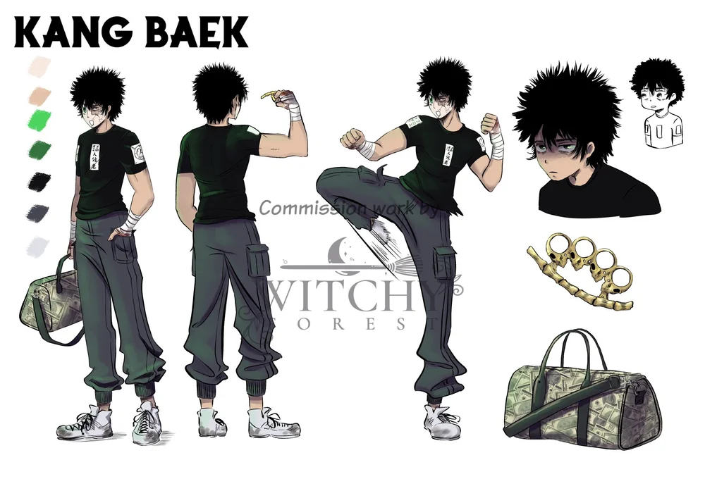 Kang Baek character sheet