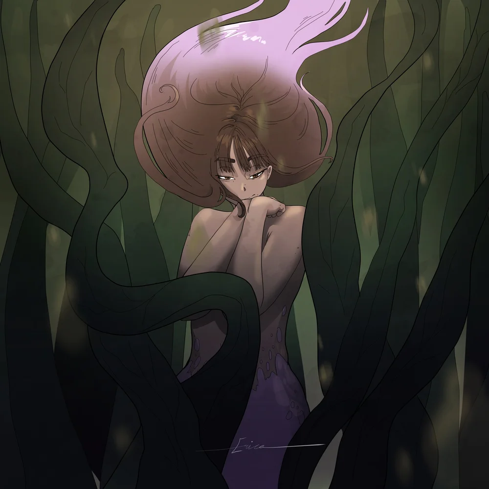 mermay day 1 - self portrait