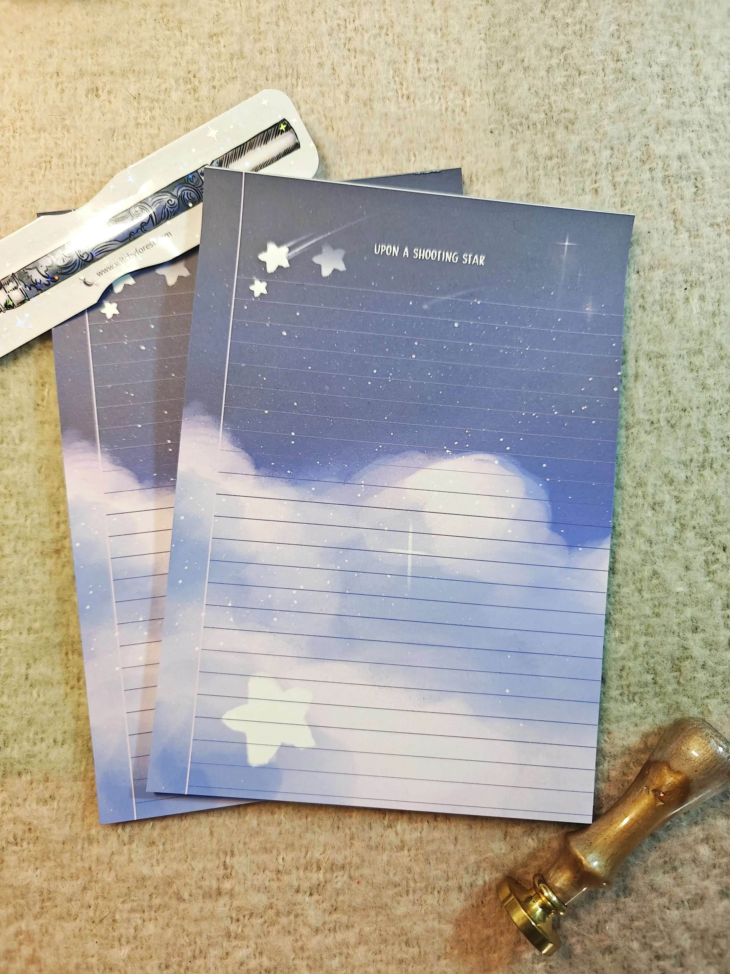 When stars fall - Lined