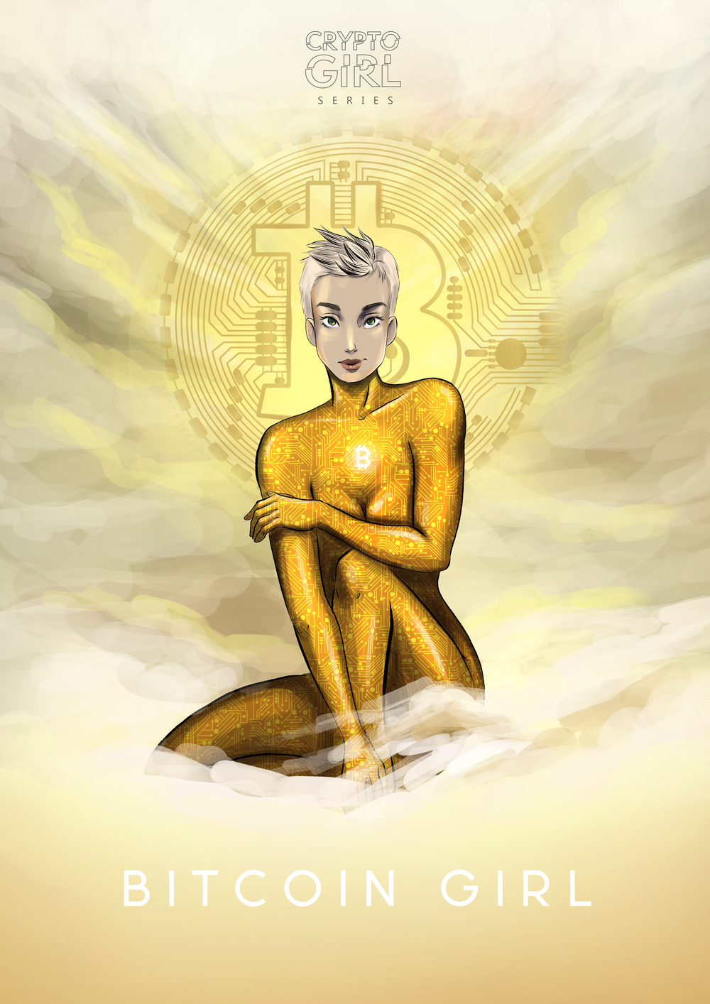 cover bitcoin girl