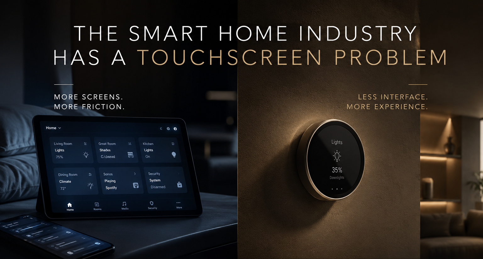 The Smart Home Industry Has a Touchscreen Problem&nbsp;