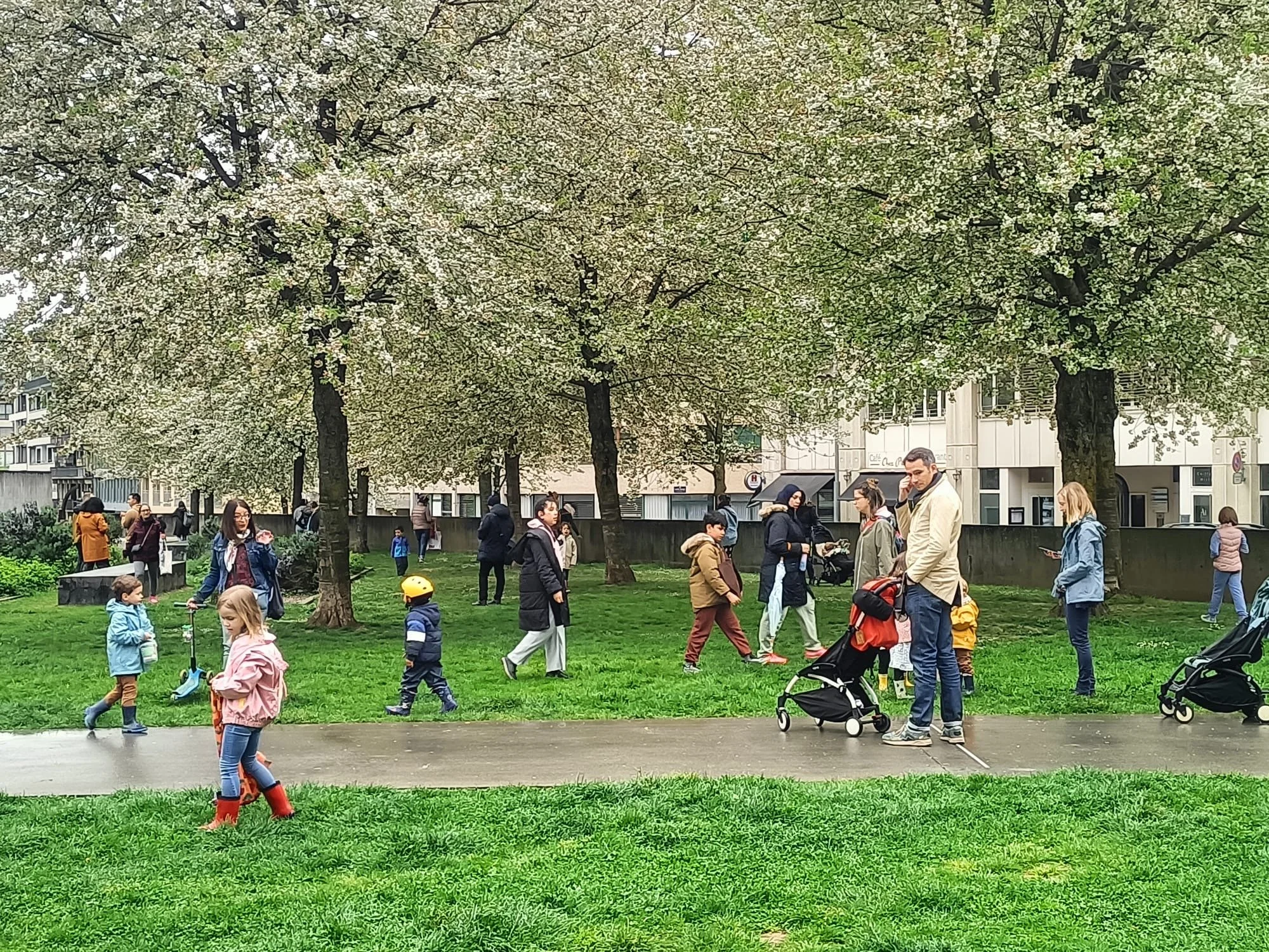 chasse aux oeufs - parc des Chaumettes