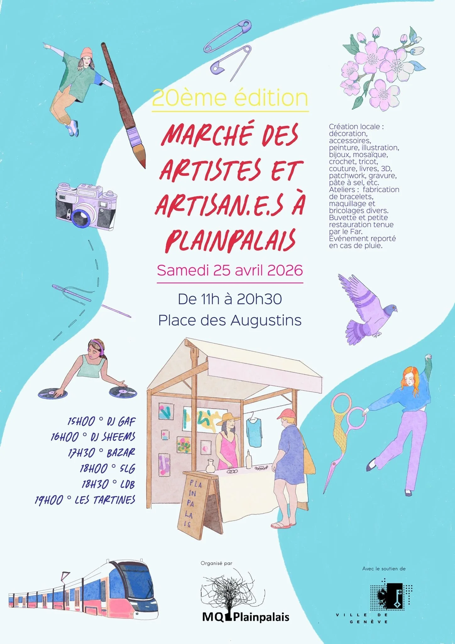 Marché Artisans et Artistes Plainpalais