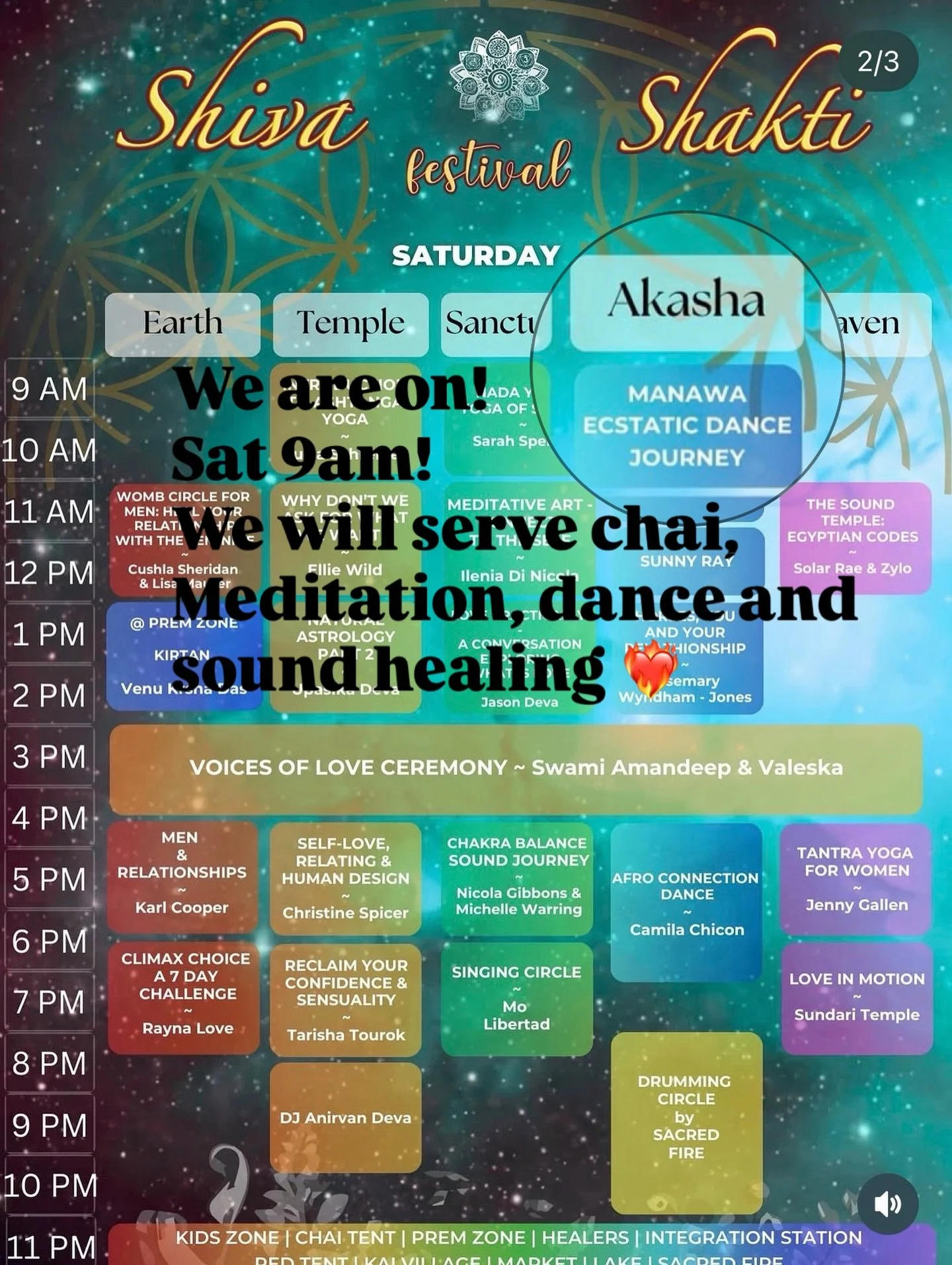 See us next weekend at the @shivashaktifestival xx