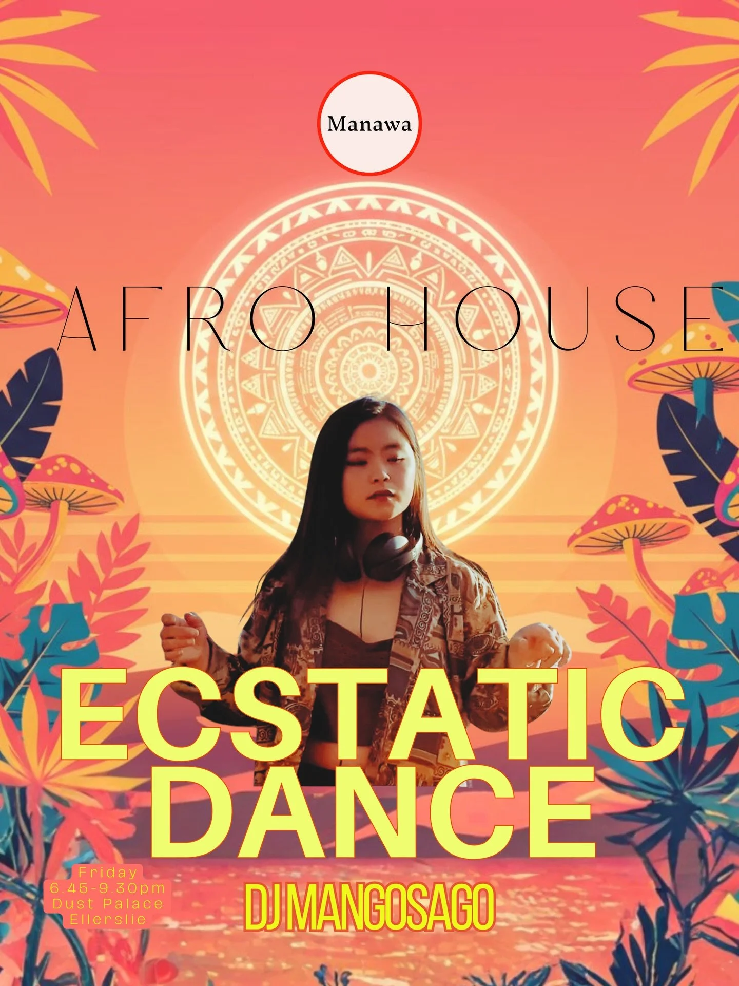 This Friday at Manawa

We&rsquo;re excited to welcome DJ Mangosago &mdash; a rising artist in the conscious dance scene.

Her sound blends Afro House, tribal beats, and Latin rhythms, creating a journey that&rsquo;s both grounding and energising.

In