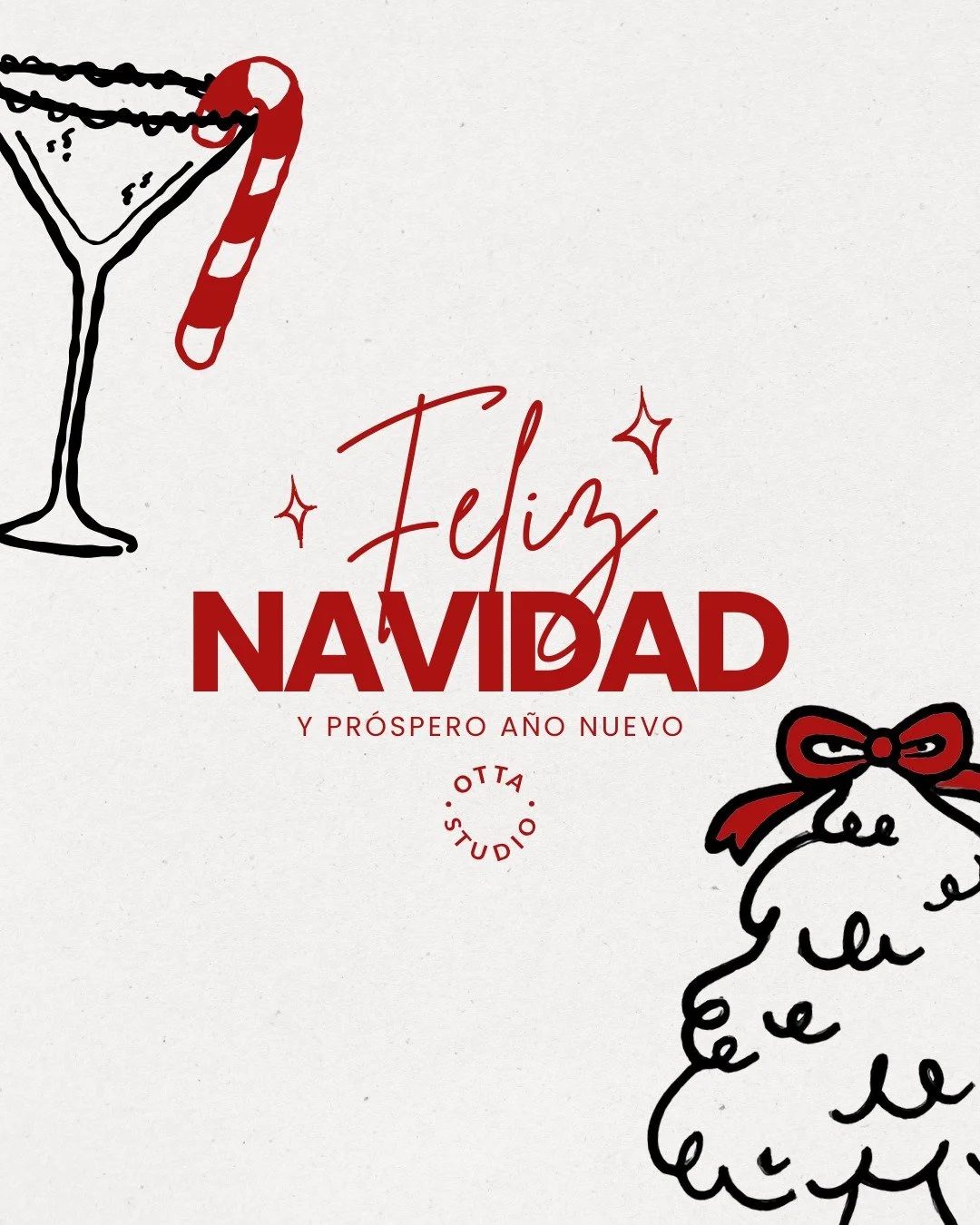 Feliz Navidad 🎄 Desde Otta Studio os deseamos unas fiestas llenas de calma, creatividad y buenos momentos compartidos 
Gracias por acompa&ntilde;arnos este a&ntilde;o✨

💌 www.otta-studio.com
📍C/Jes&uacute;s Nazareno 40, local 02, S/C de Tenerife (