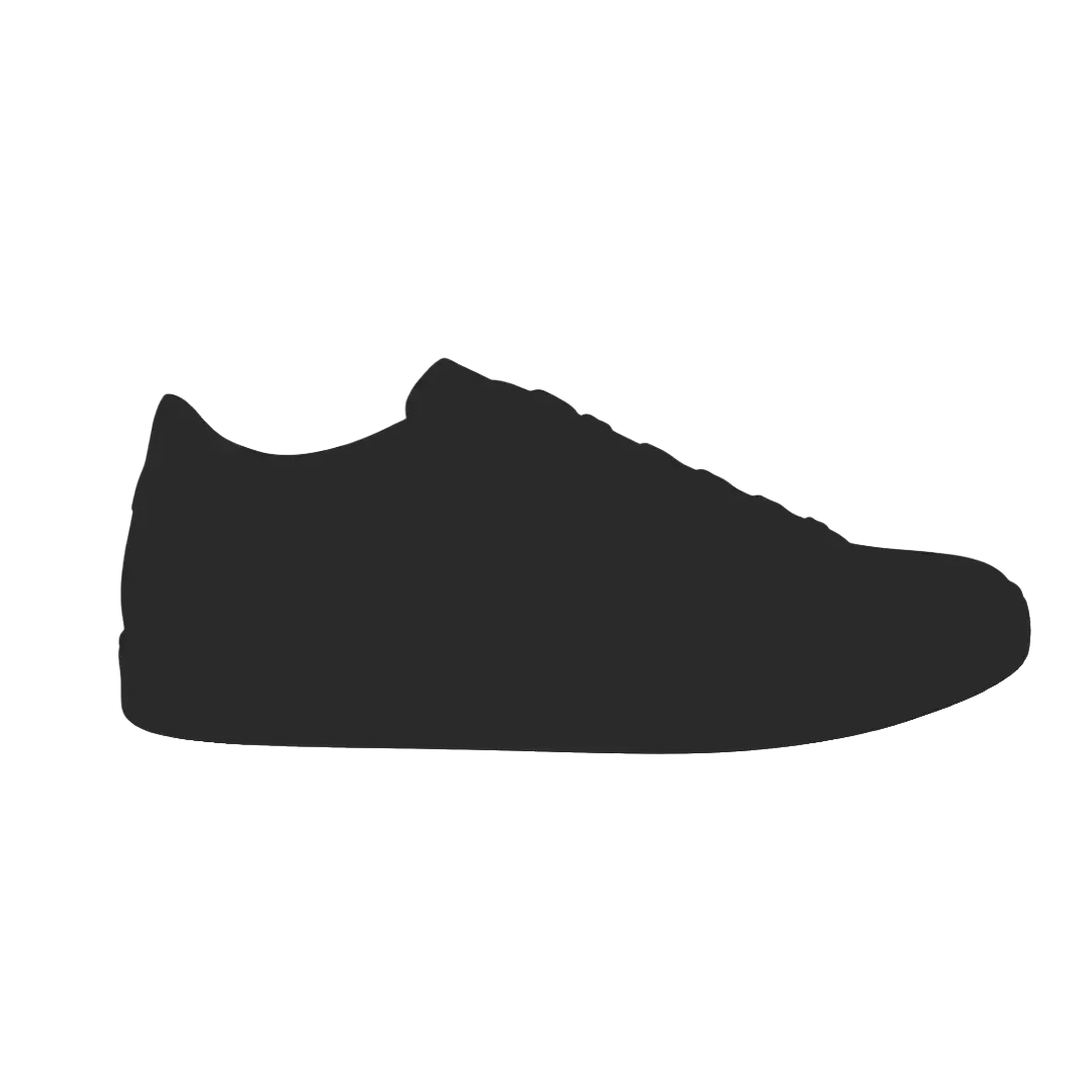 Classic low-top sneaker silhouette, demonstrating the METIS platform's ability to produce timeless, market-ready footwear profiles using 3D printing.