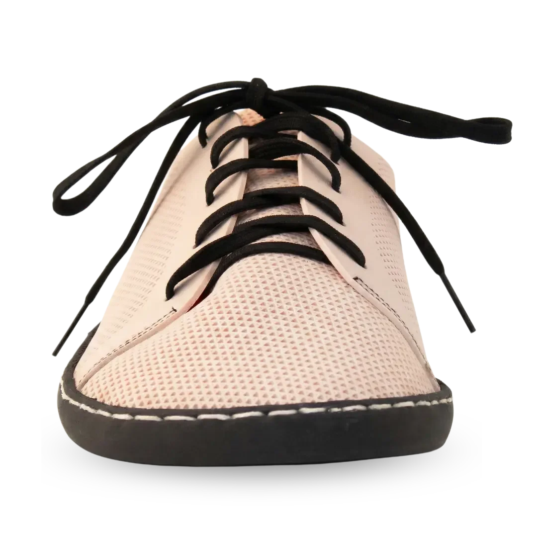 Front view of the WAZP METIS 3D printed sneaker featuring a wide, anatomical toe box that proves that sustainable, zero-waste footwear can offer superior comfort and breathability for everyday use