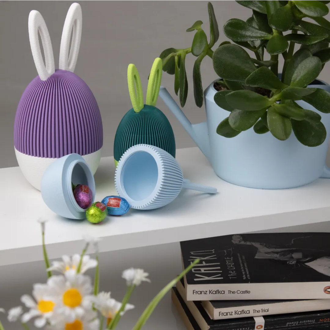 3D printed Easter Bunny Container decoration in Easter Category for dropshippers, print on demand businesses, e-commerce stores to sell in Ireland, UK and EU.