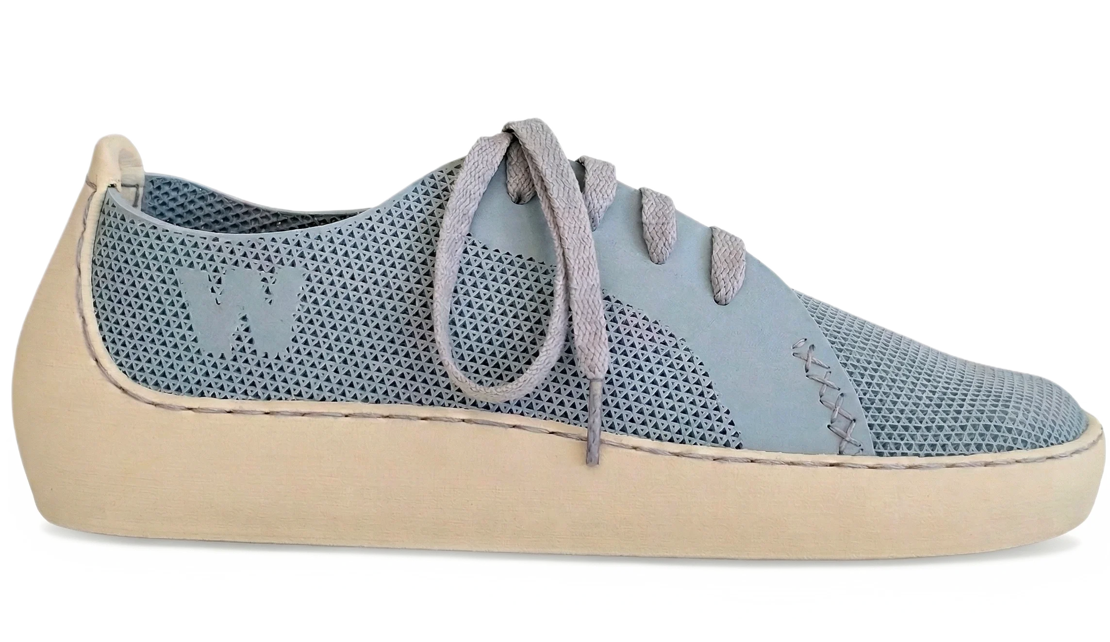 WAZP METIS market-ready 3D printed sneaker prototype, illustrating a sustainable white-label footwear platform for brands.