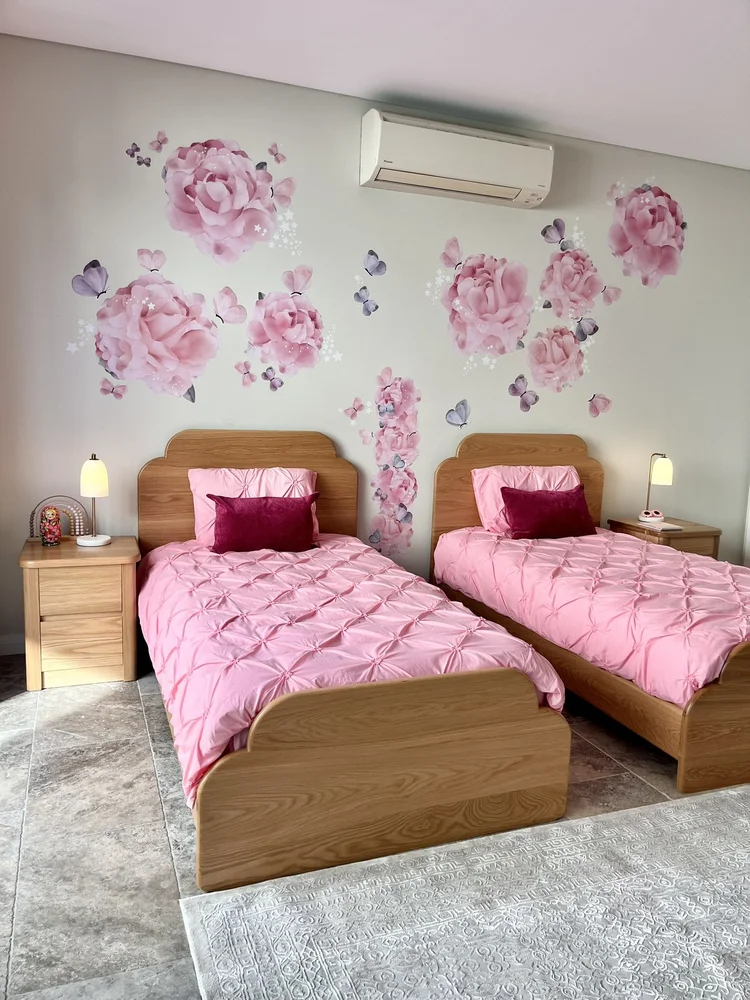 Girls bedroom after makeover