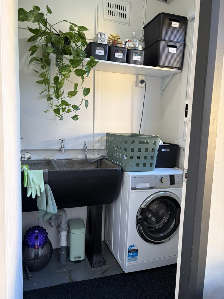 Organised laundry after