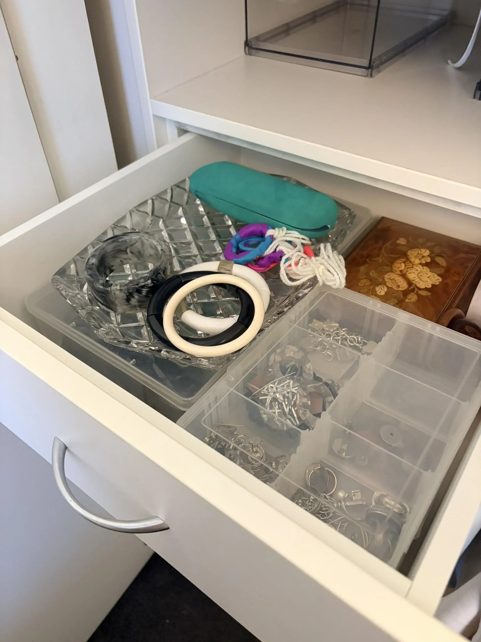 Jewellery drawer before