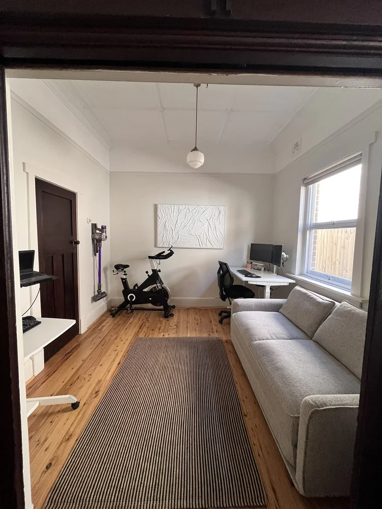 Organised home office after