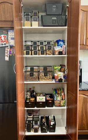 Kitchen & Pantry before and after