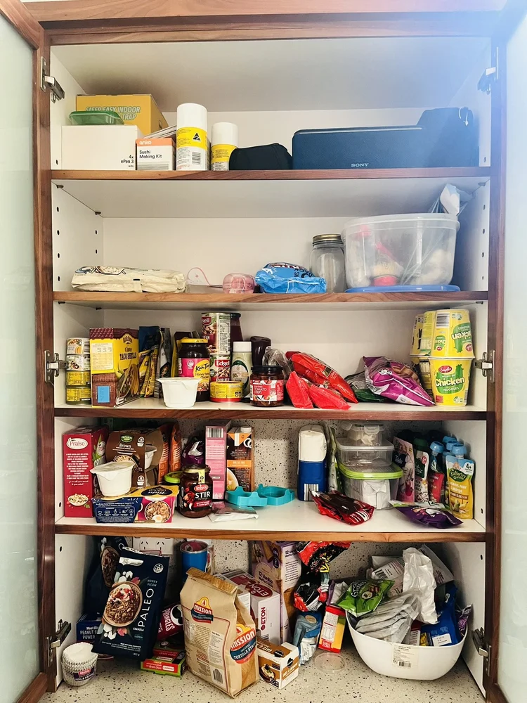 Pantry before