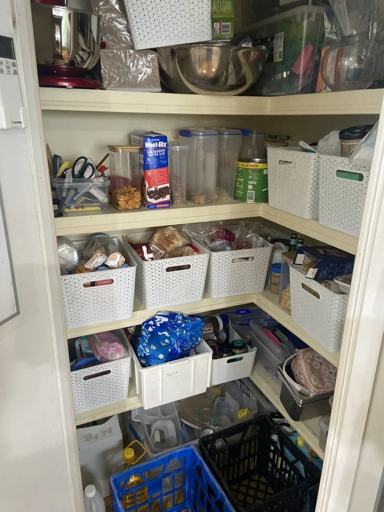 Pantry before