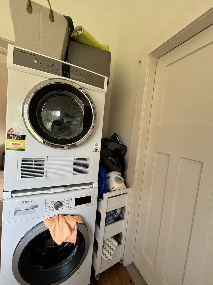 Laundry before