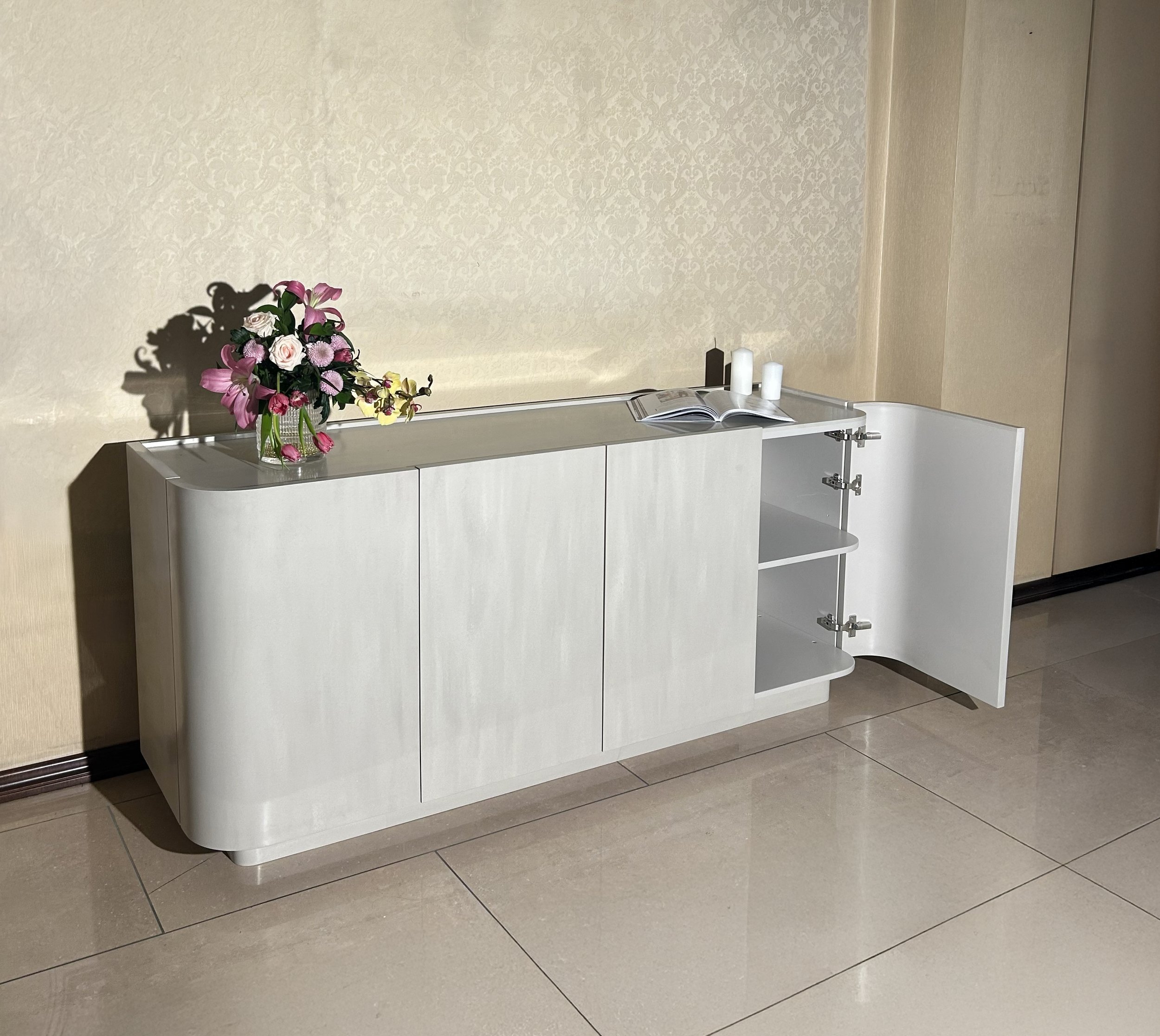 Mosaic Natural Stone Console