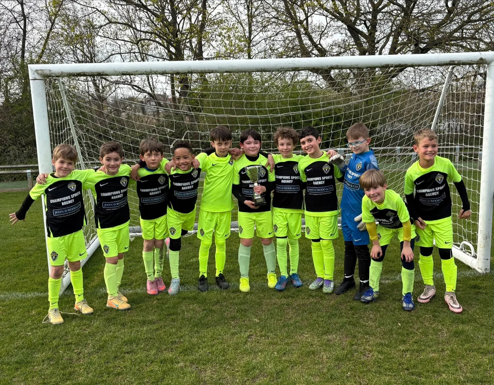 Kids football training session in Battersea Park, London (ages 6–14)