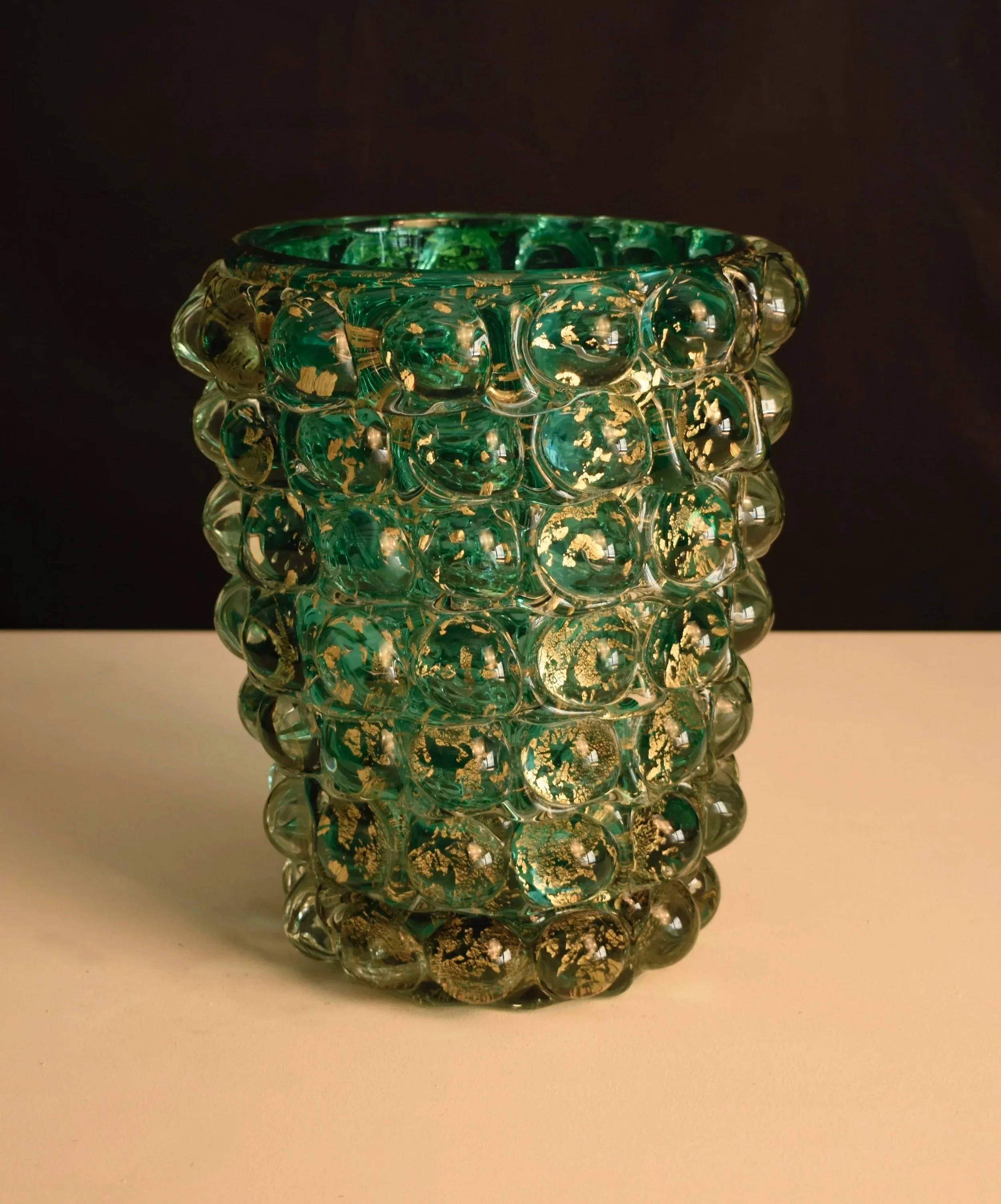 Murano glass vase model “Lenti” by Barovier & Toso