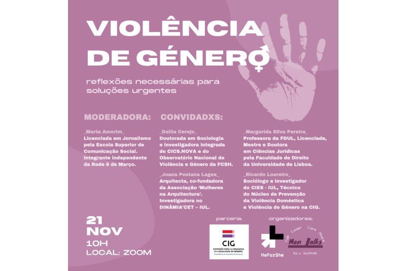 “A culpa foi do machismo, não do bairro” – um apelo contra a violência de género