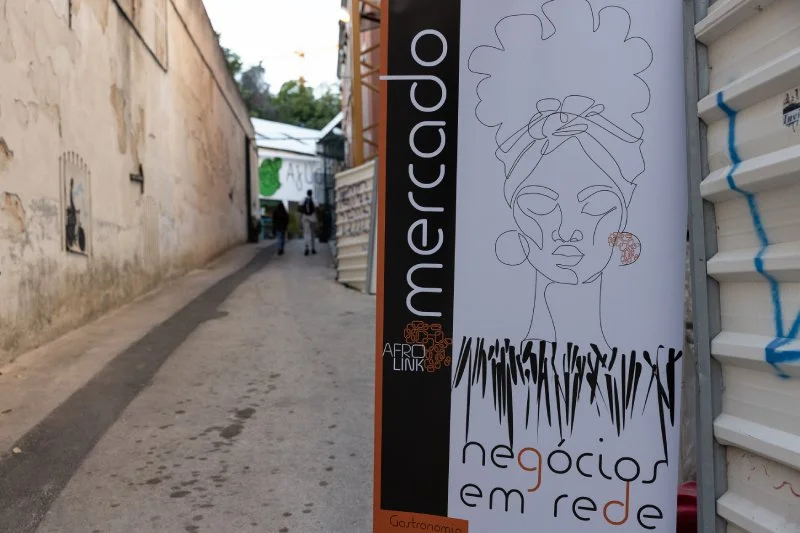 A estreia do Afrolink no mercado do Rato, para seguir em imagens