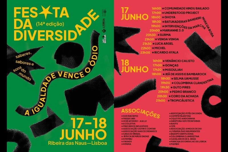 “A igualdade vence o ódio” em fim-de-semana de Festa da Diversidade