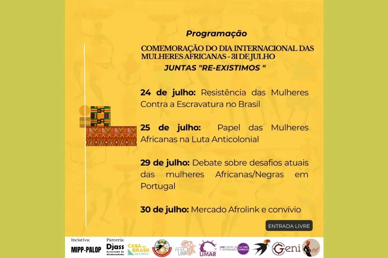 Celebramos o Dia da Mulher Africana sob o mote Juntas “re-existimos”