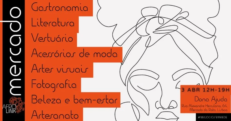 Domingo regressamos ao Rato, para mais um dia de Mercado Afrolink