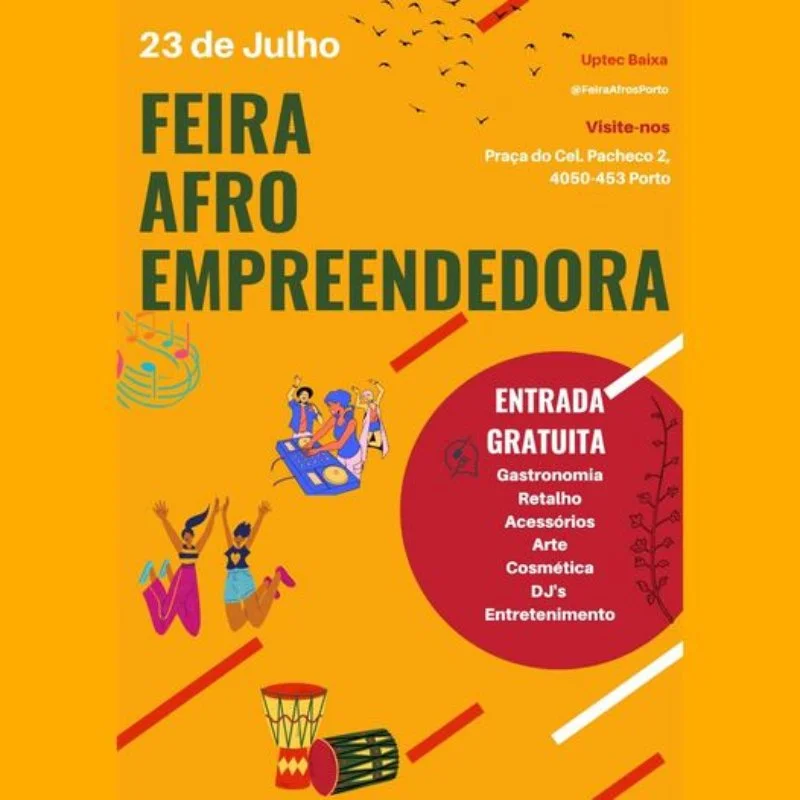 Inscrições abertas para a Feira Afro Empreendedora, no Porto