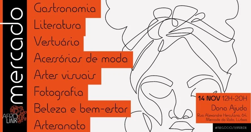 O Mercado Afrolink regressa no próximo domingo, agora em nova morada