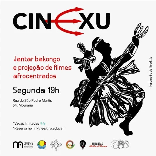 Projecção de cinema afrocentrado ao jantar, com sabores bakongo