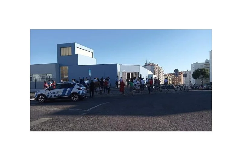 “Senti-me inseguro... a partir do momento em que chegou a polícia”