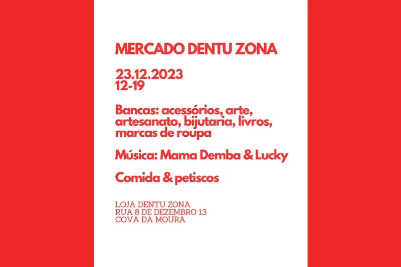 Última chamada para compras de Natal: Mercado Bazofo & Dentu Zona