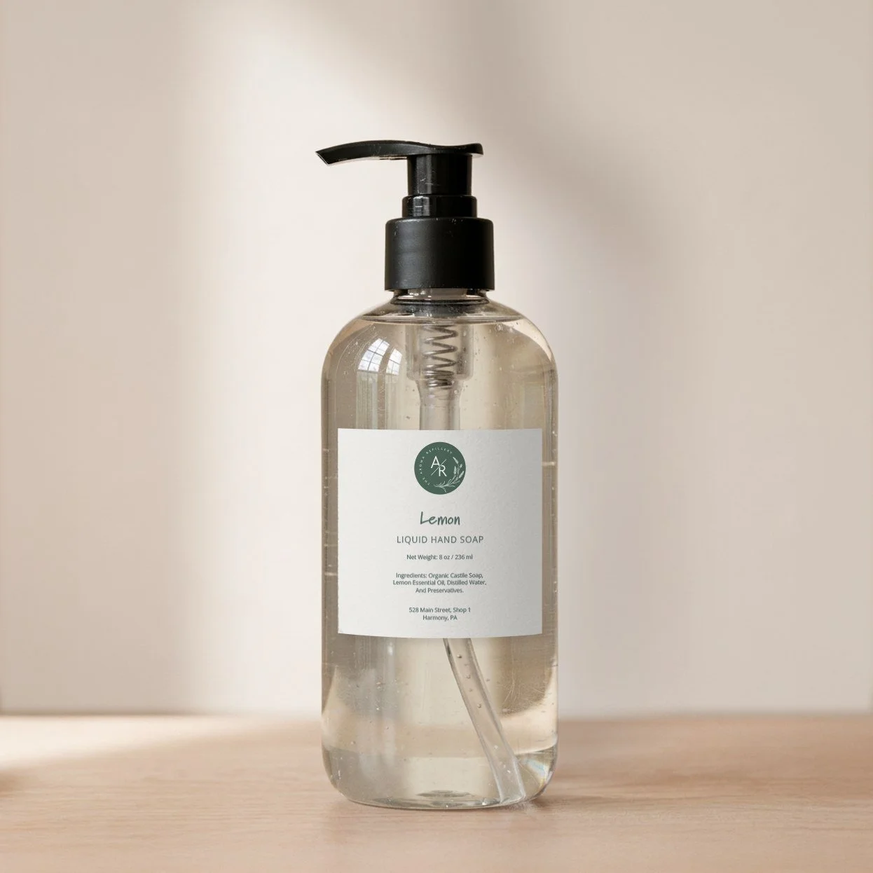 Lemon Liquid Hand Soap