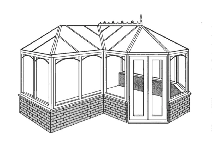 P-Shape Conservatory
