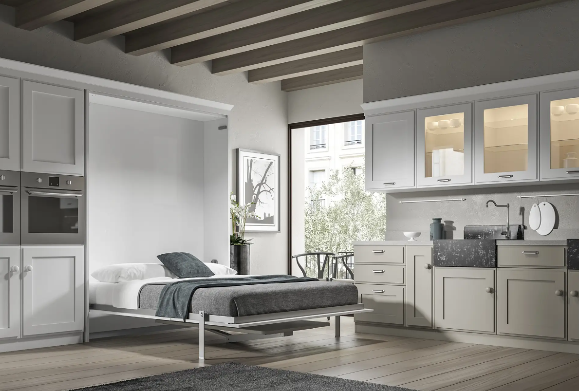 In fase di apertura/chiusura, il piano del tavolo non varia mai la propria inclinazione.