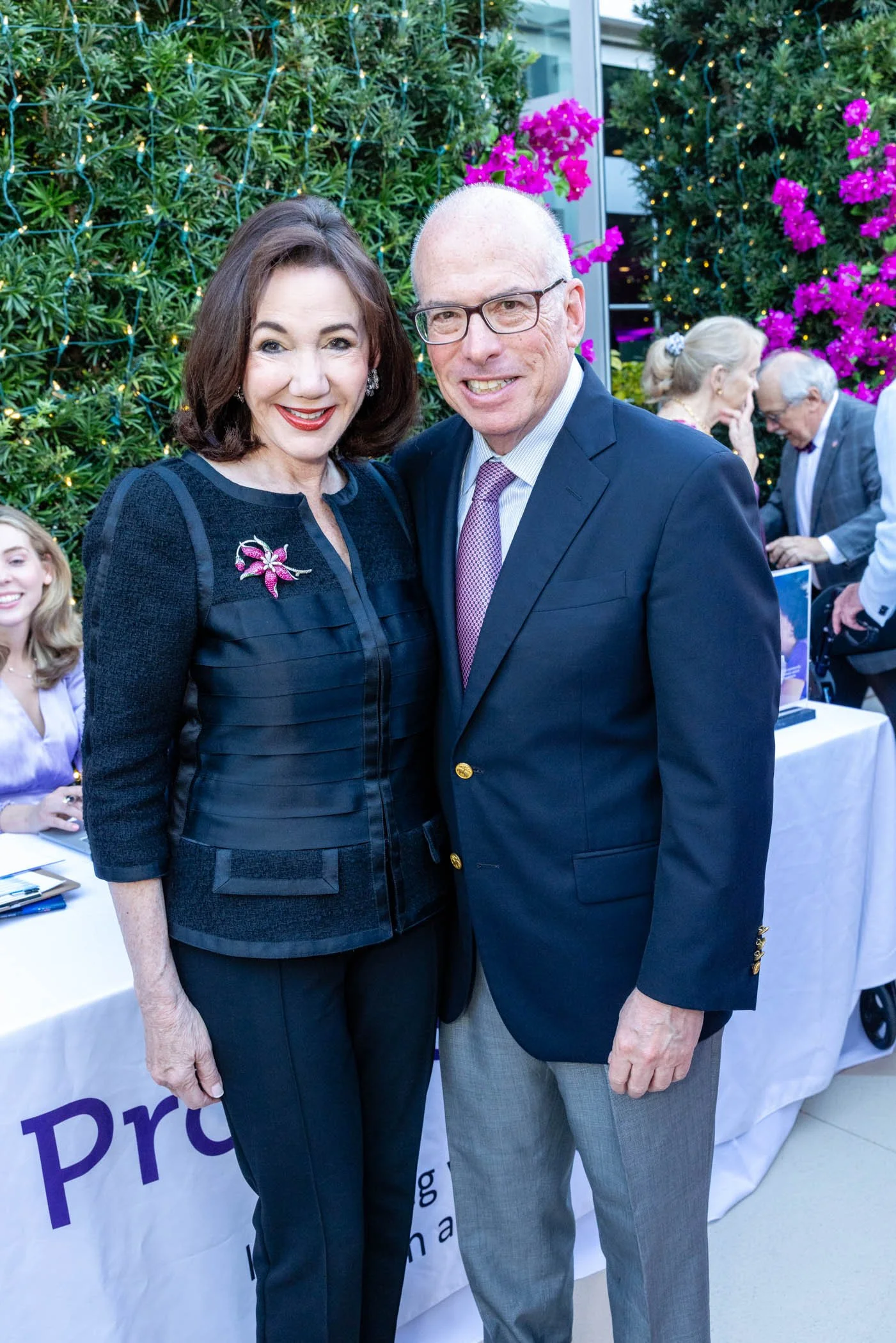 Laurie Silvers y Mitchell Rubenstein