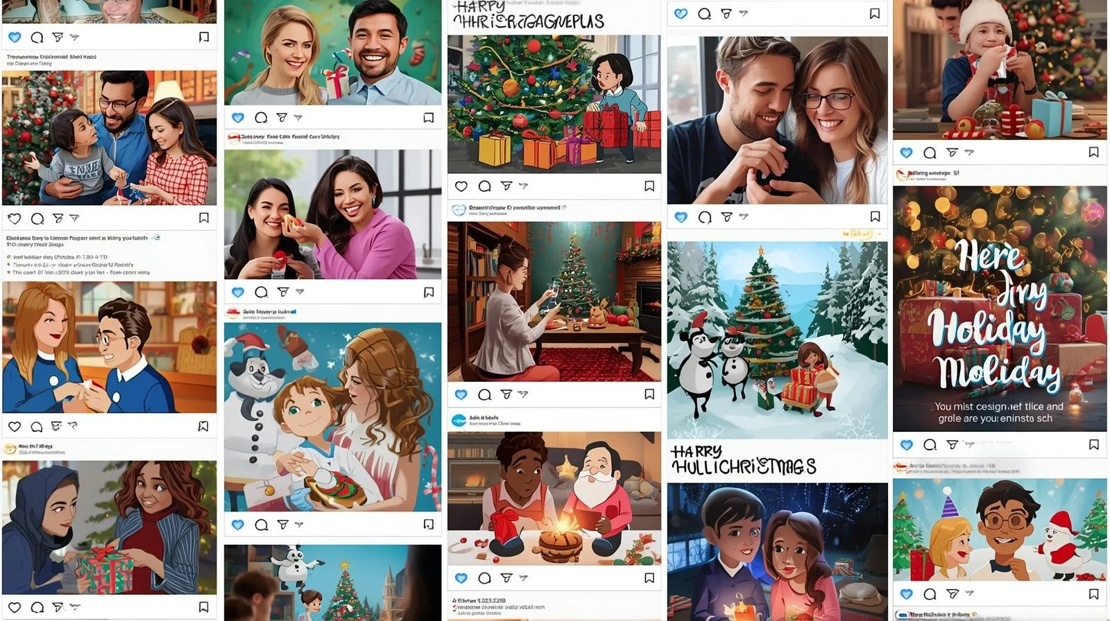 Social media holiday campaigns