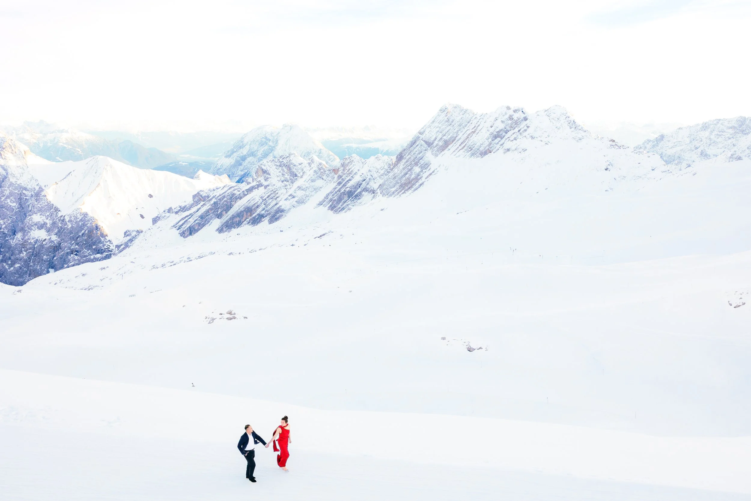 Proposal Photo Session on the Zugspitze in Garmisch-Partenkirchen