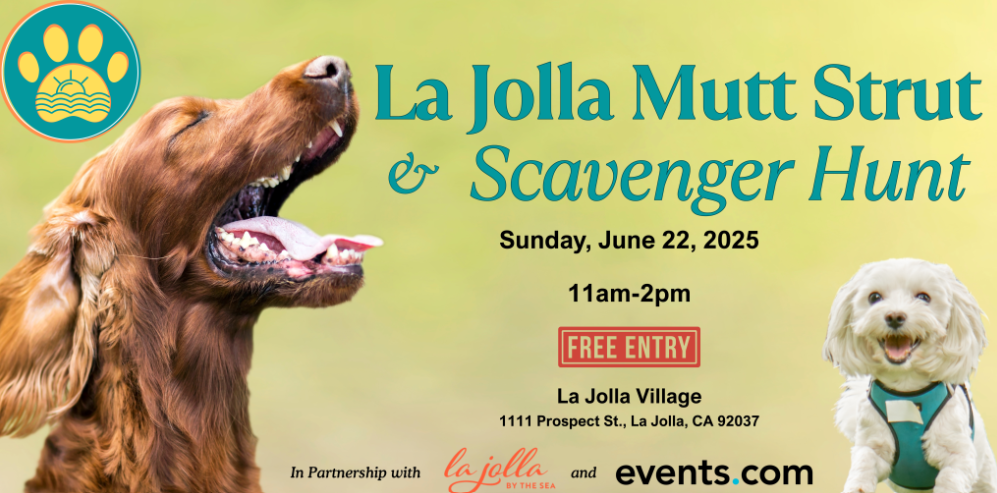 La Jolla Mutt Strut & Scavenger Hunt
