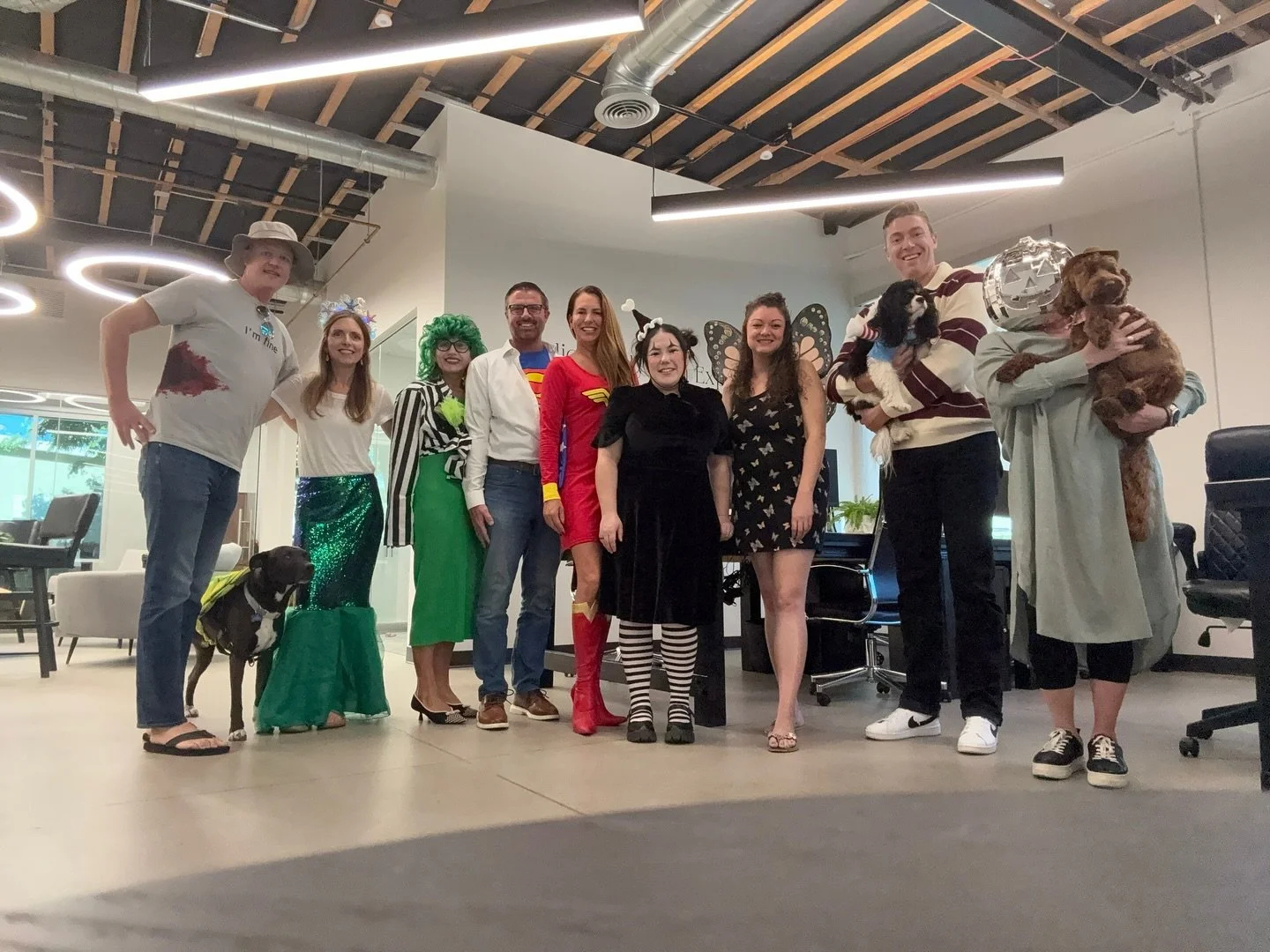 Halloween at Dogs On The Run HQ was all treats and no tricks. Our team and their dogs brought their best costumes for a day full of laughter, creativity, and community. We love celebrating the people (and pups) who make DOTR what it is.

#DogsOnTheRu