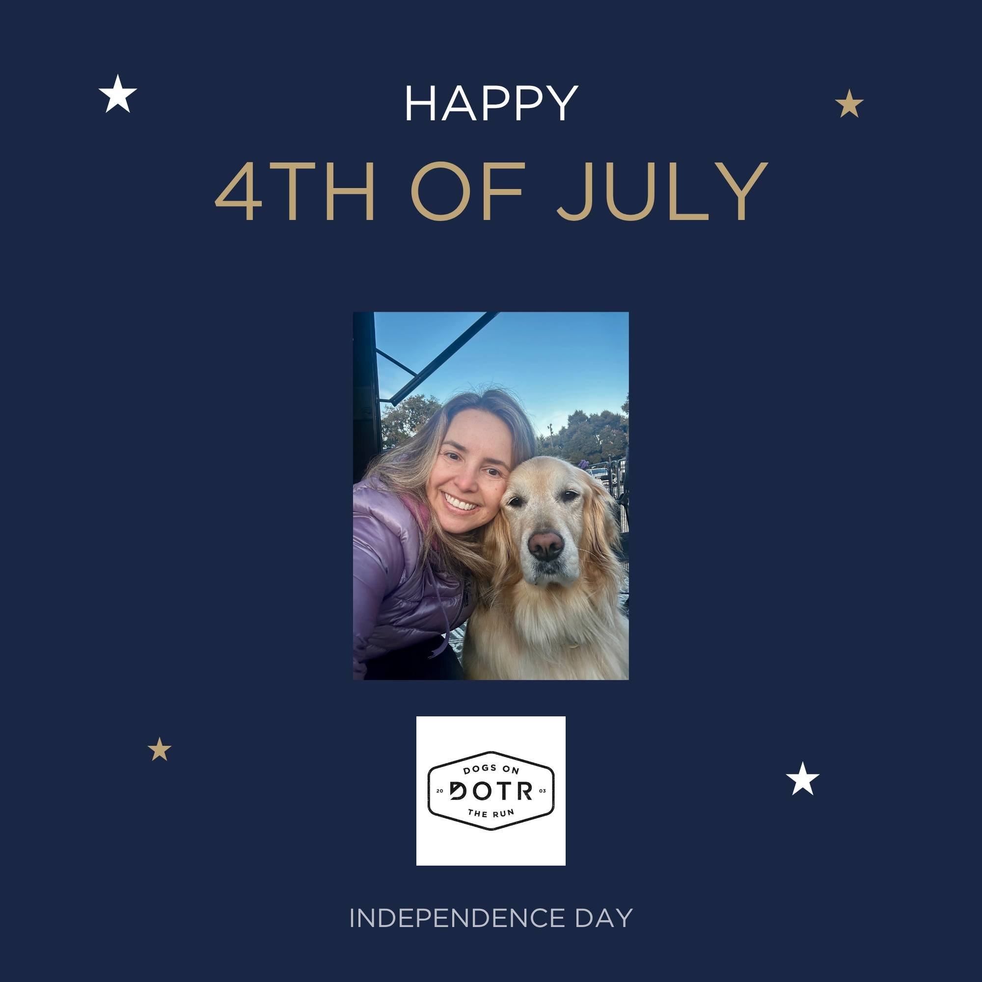 Wishing you and your whole pack a safe and happy 4th of July! 🇺🇸🐾

From all of us at Dogs On The Run, we hope your day is filled with good food, great company, and wagging tails. Keep your pets safe, loved, and close tonight. 🩵

#HappyFourthOfJul