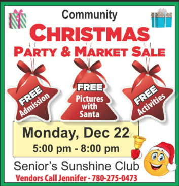 Senior's Sunshine Club Christmas Market