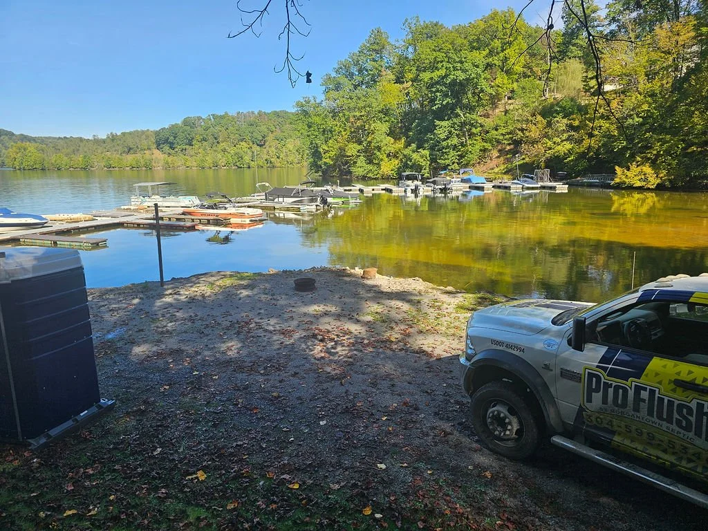 Boat docks, marinas, clean and affordable portable toilet rental options