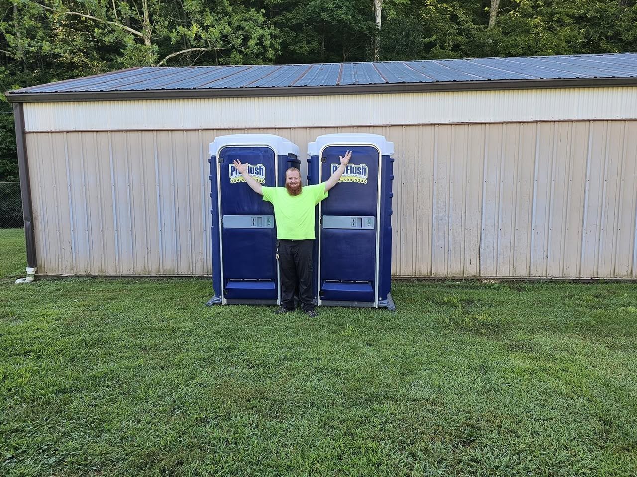 WV Clay District Fair porta potty rentals in Daybrook