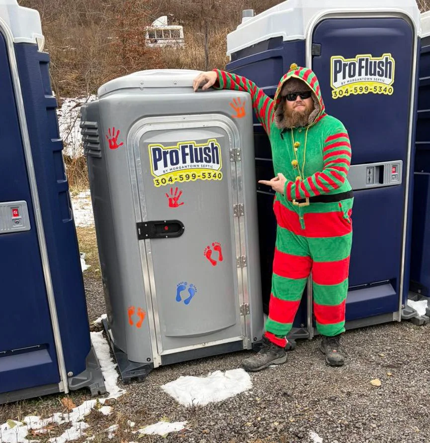 Winter toilet rentals