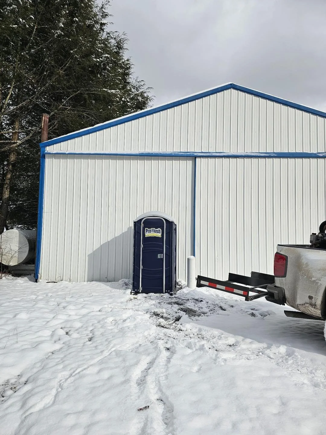 Local business renting portable toilets during winter months