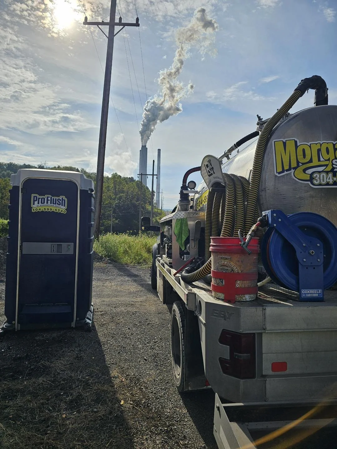 Seasonal job sites around Morgantown WV rent portable toilets